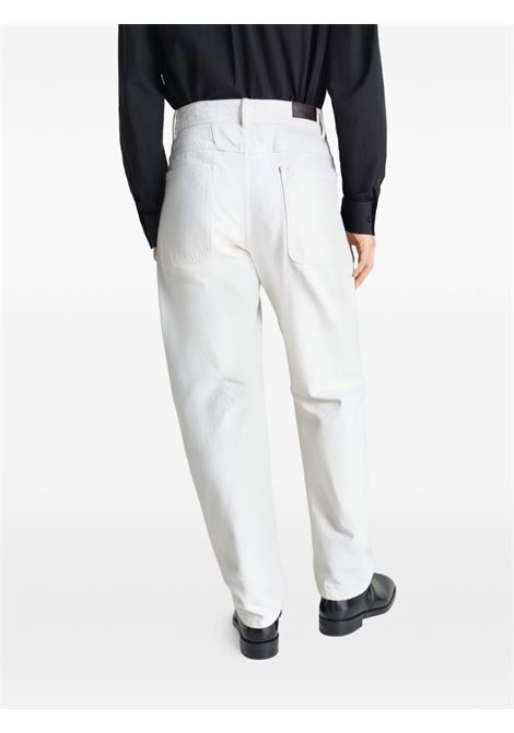 twisted workwear pants unisex white LEMAIRE | PA1102 LD1070WH086